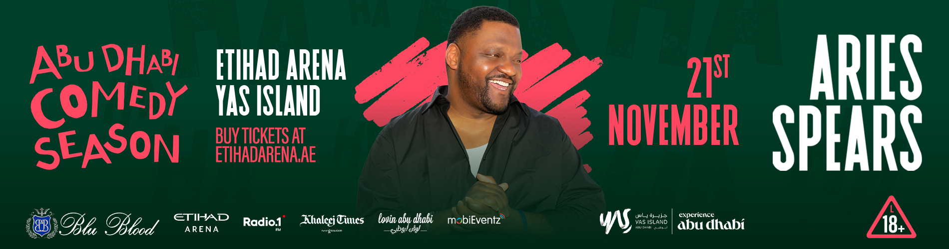Aries Spears at Abu Dhabi Comedy Season