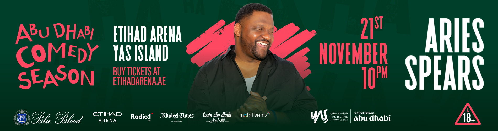 Aries Spears at Abu Dhabi Comedy Season